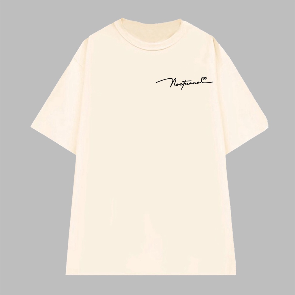 Áo thun nam nữ tay lỡ form rộng Unisex mềm mại, thoáng mát mặc cặp, nhóm in NOCTURAL - 100% COTTON