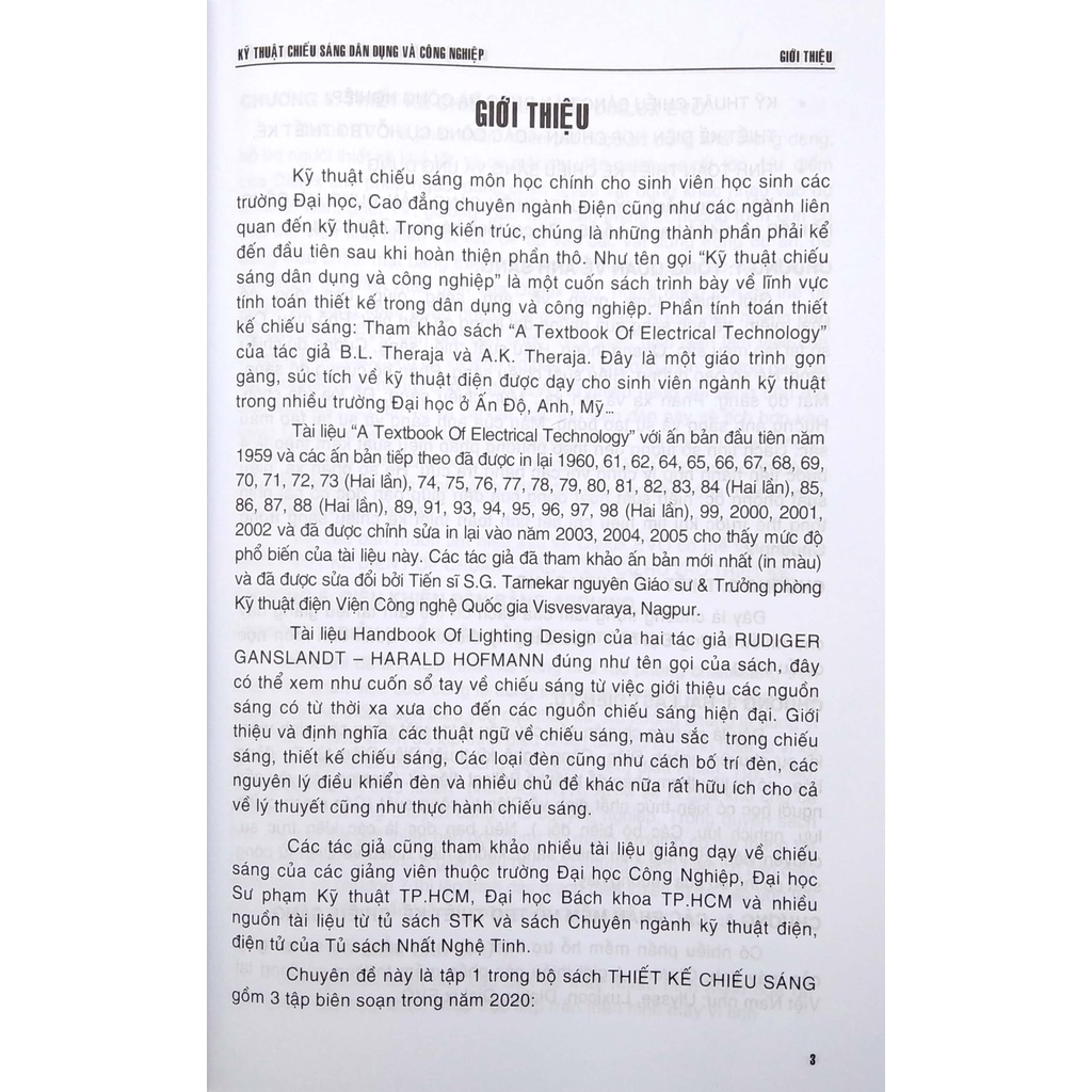 Sách - Kỹ Thuật Chiếu Sáng Dân Dụng Và Công Nghiệp