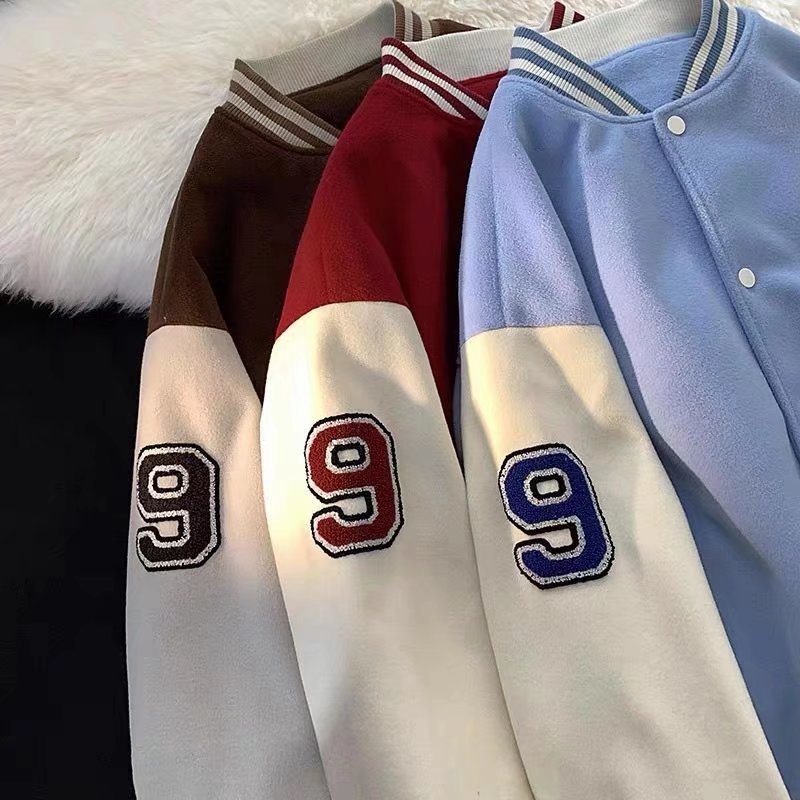 Áo Khoác Bóng Chày Phong Cách Âu Mỹ Thời Trang Cho Nam