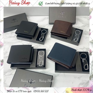 Ví móc khóa nam mẫu mới Fullbox mẫu mới kèm card hold