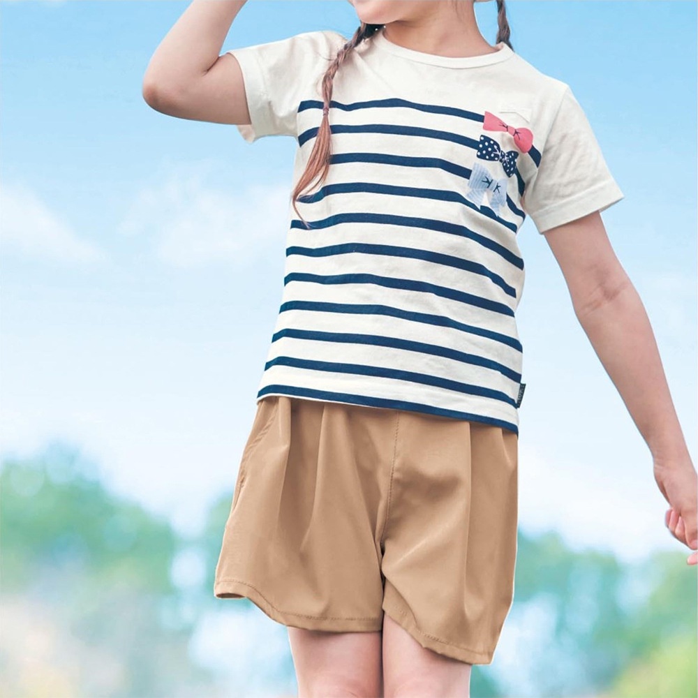 Áo Thun Cotton Tay Ngắn In Họa Tiết Hoạt Hình Phong Cách Nhật Bản Cho Bé Gái 80-140 - 1225