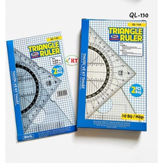 Bộ 2 cây thước kẻ Eke lớn WinQ