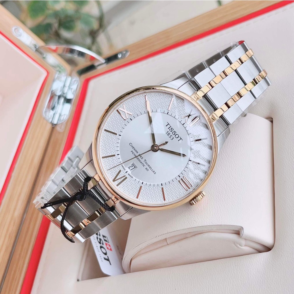 Đồng hồ nam chính hãng Tissot Chemin des Tourelles Automatic T099.407.22.038.01- Máy cơ tự động - Kính Sapphire