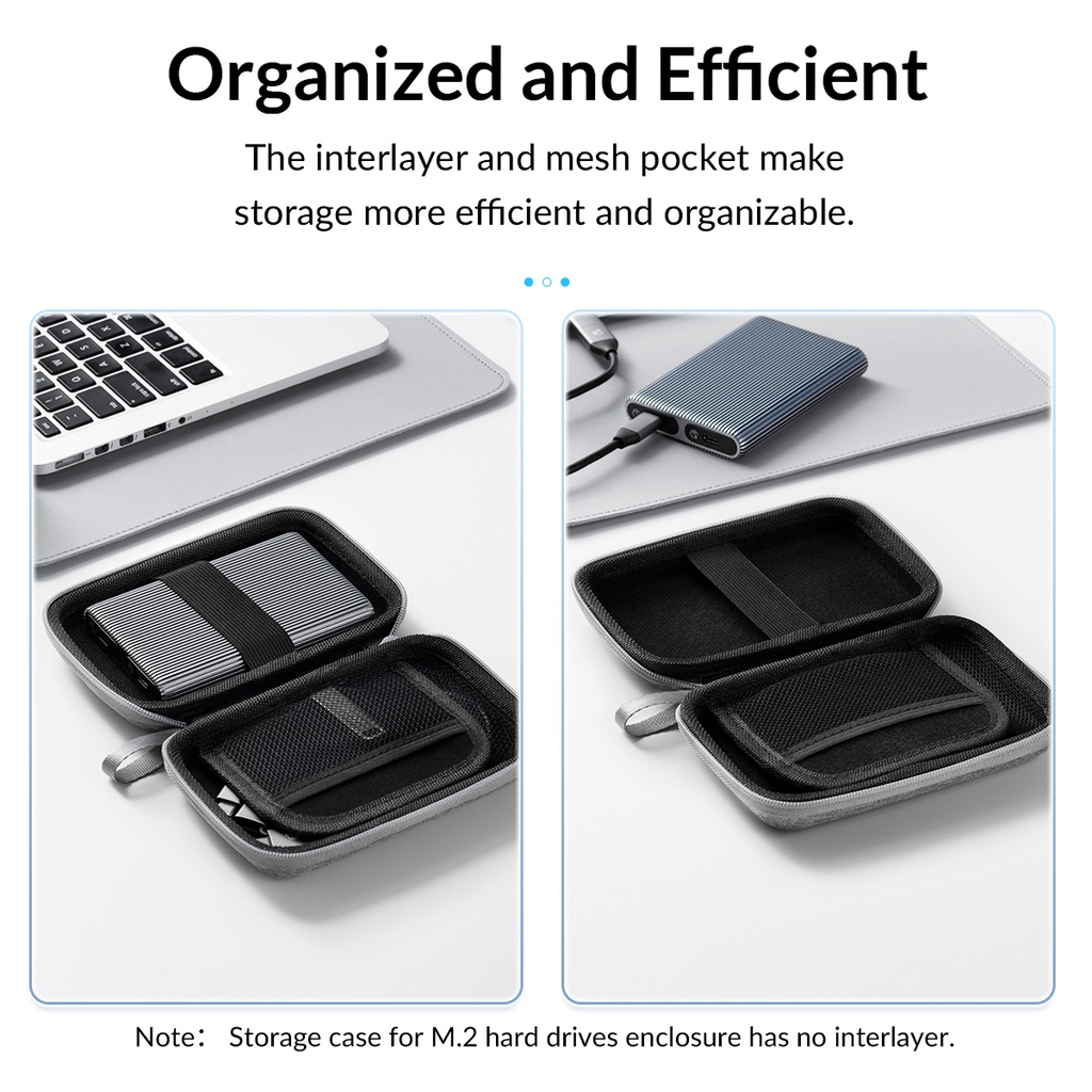 Túi đựng bảo vệ ổ cứng ngoài ORICO HDD USB 2.5/ 3.5 đa năng tiện dụng