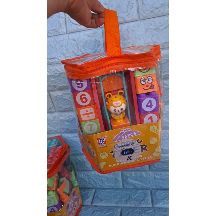 Túi lắp ráp 46 khối lớn quà từ Enfa