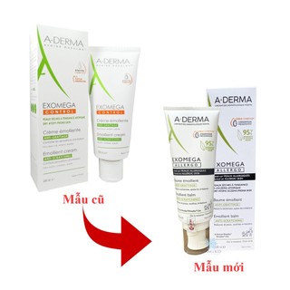 [Tặng mặt nạ] Kem làm giảm và kiểm soát da cơ địa A-derma Exomega Control Cream 200ml