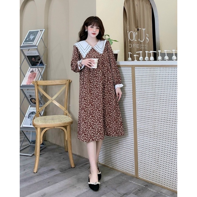 ĐẦM BẦU HOẠ TIẾT HOA NHÍ DÁNG SUÔNG CỔ NHỌN