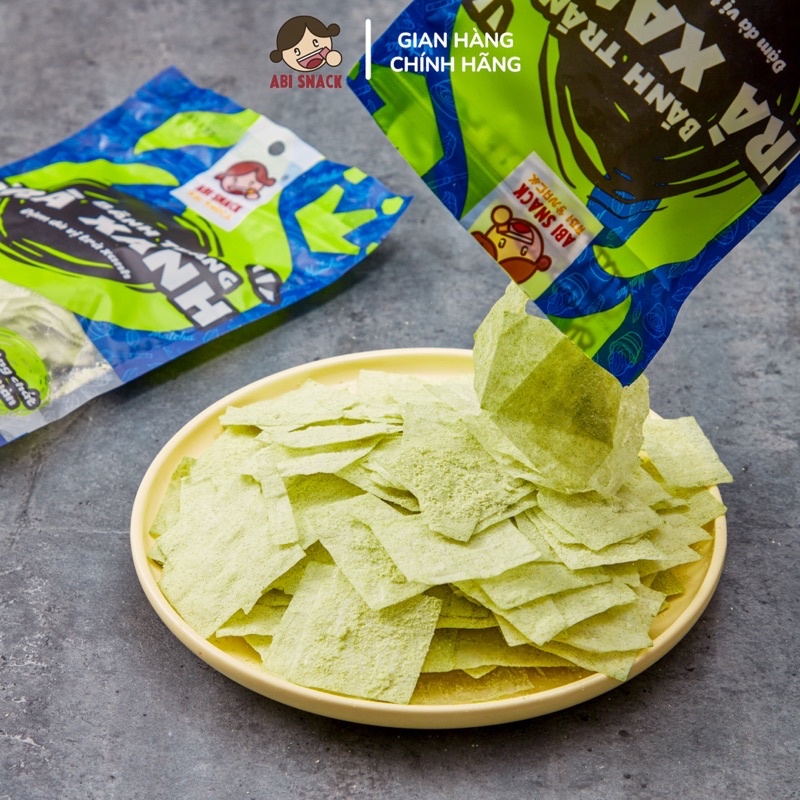 Bánh Tráng Trà Xanh ABI SNACK 80G