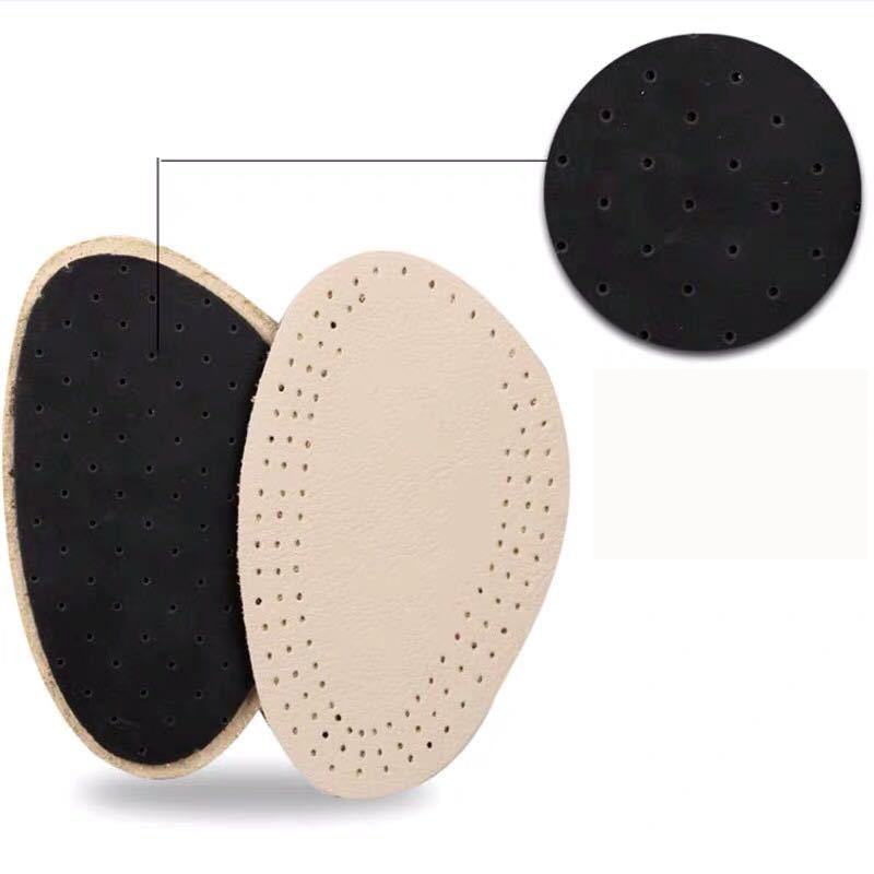 Cặp lót giày cao gót mũi tròn đệm nửa bàn chân trước chất liệu da bò thoáng khí - hickies lacing system