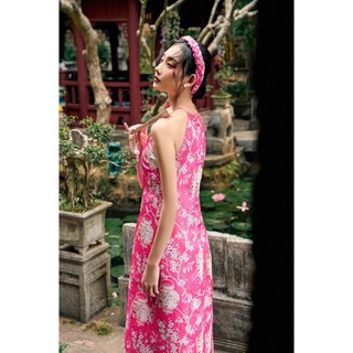 OLV - Áo dài Chu Sa (Không kèm quần)