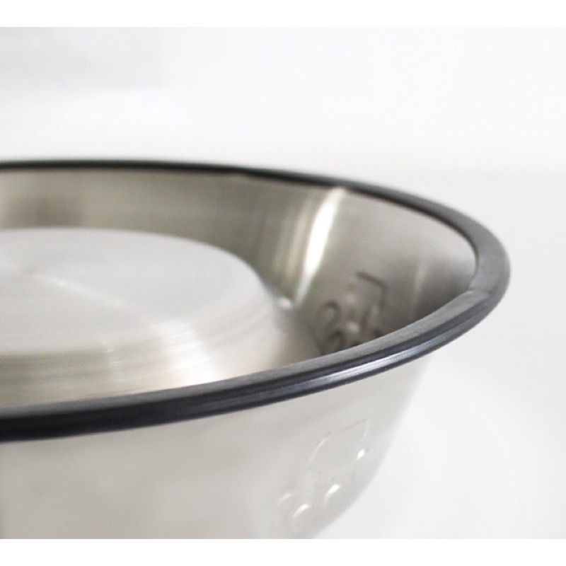 Bát ăn Inox cho chó mèo có đế cao su chống trơn trượt
