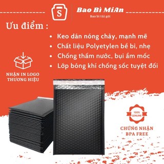 Túi chống sốc đóng hàng lót bóng, Túi bóng khí xốp bao bì giúp gói hàng an toàn