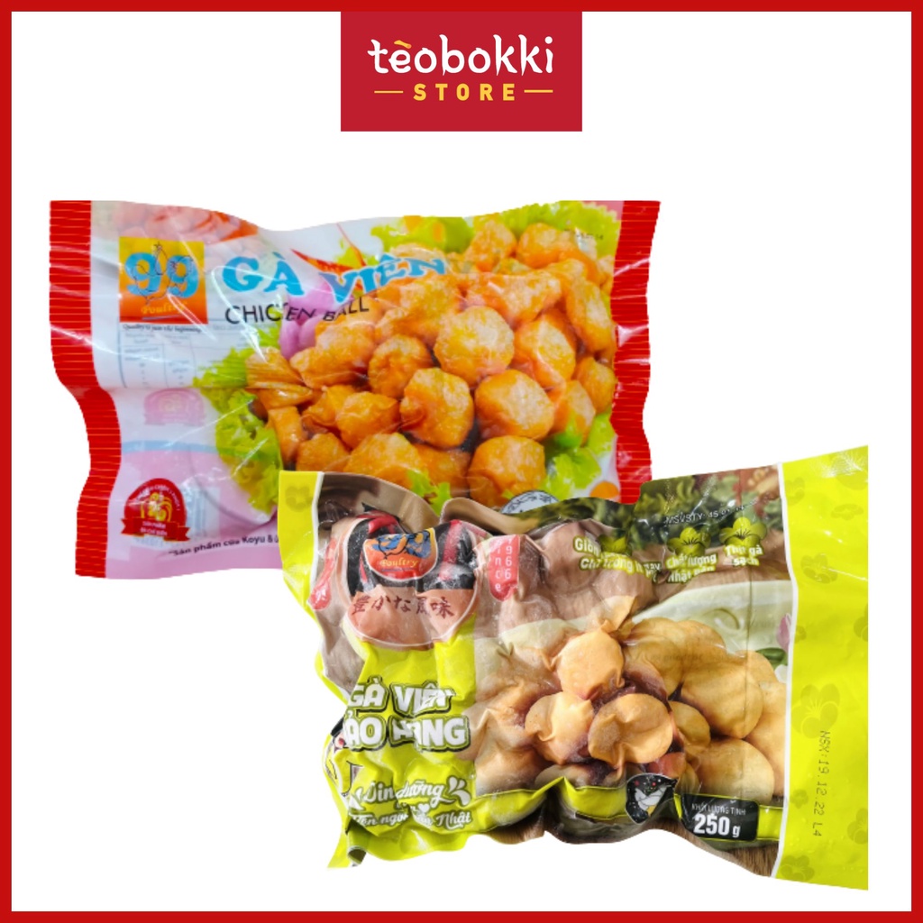 [SHIP CẦN THƠ] Gà viên chiên, thả lẩu 99 Poultry 250g