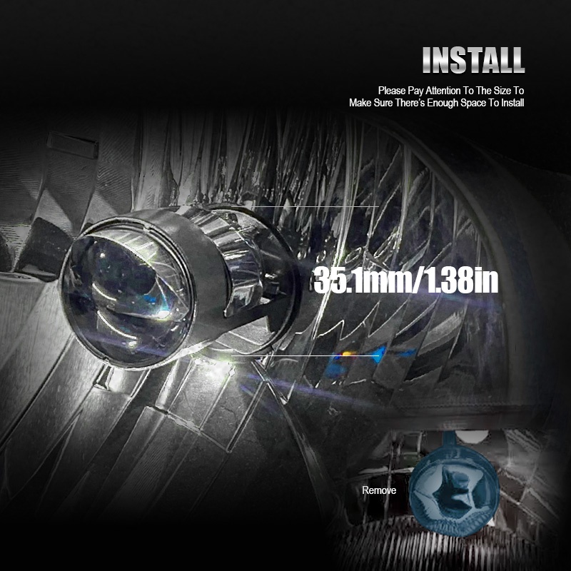 Bóng Đèn LED Mini Màu Sắc Kép 100W H4 20000LM 3000K 6000K Chất Lượng Cao Cho Xe Hơi