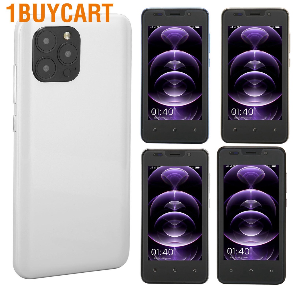 1buycart IP13 Pro 4.66 Inch HD Screen Cell Phone Dual SIM Standby Ultra Thin Smartphone with Face Recognition RAM 2GB ROM 32GB