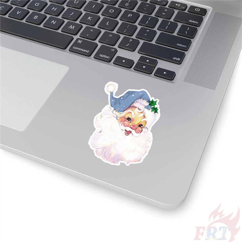❉ Set 01 Sticker Mini Trang Trí Giáng Sinh Phong Cách Retro ❉ Bộ 50 Sticker Chống Thấm Nước Họa Tiết Doodle Hợp Thời Trang