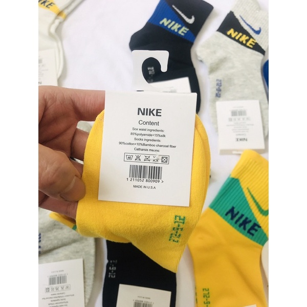 Tất vớ Adida.s, N.ike cho bé chính hãng xuất USA siêu Vip. Sét 5 đôi. Mẫu mới chất cotton bamboo. Sang-Xịn