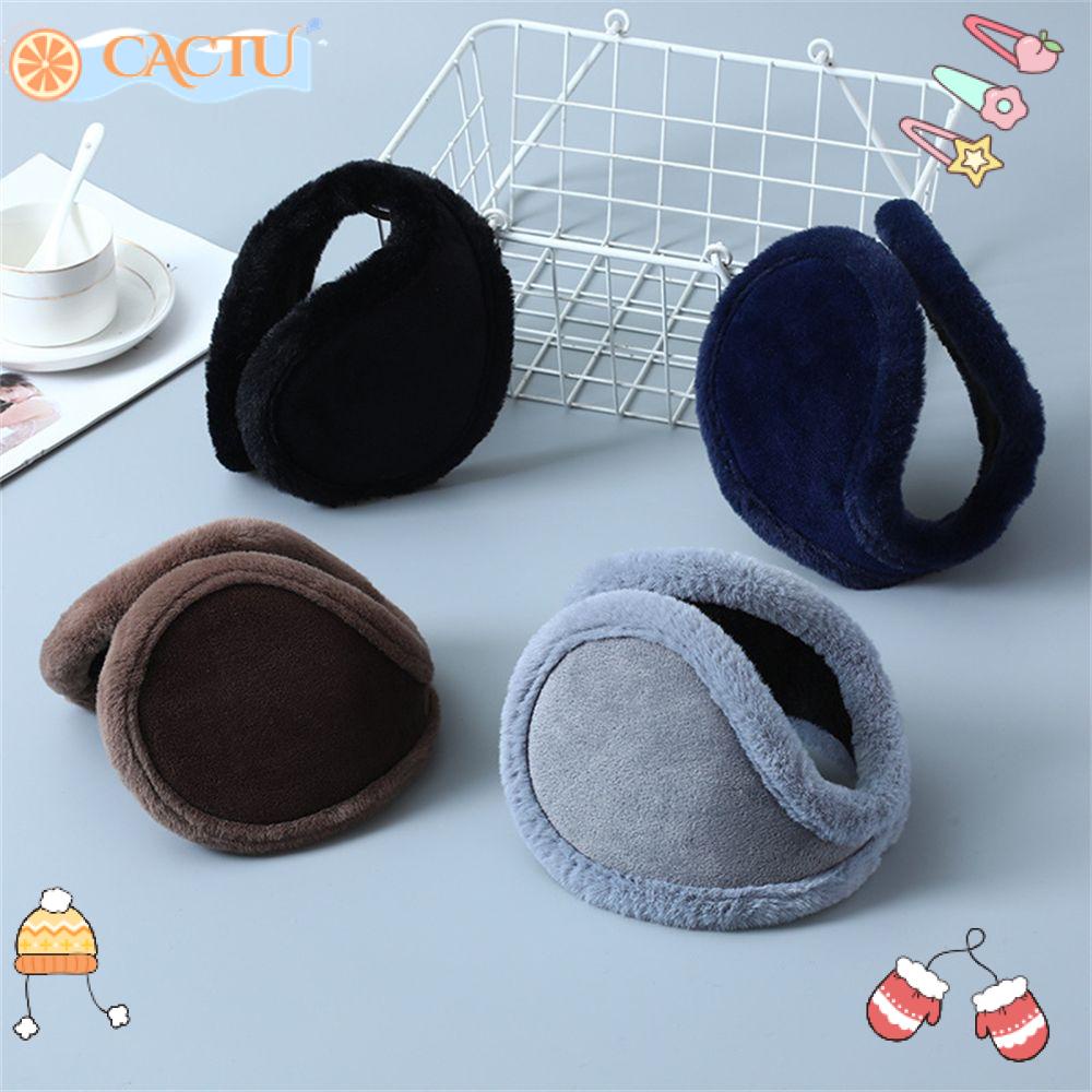 Miếng Đệm Tai Giữ Ấm Mùa Đông Bằng Vải Bông Dày Dặn Dành Cho Nam