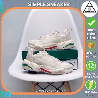 Giày Puma Thunder Spectra Hyunah Chính Hãng🔴SIMPLE SNEAKER🔴Puma Thunder Cream White Red Giày Thể Thao Nam Nữ [367516-12]