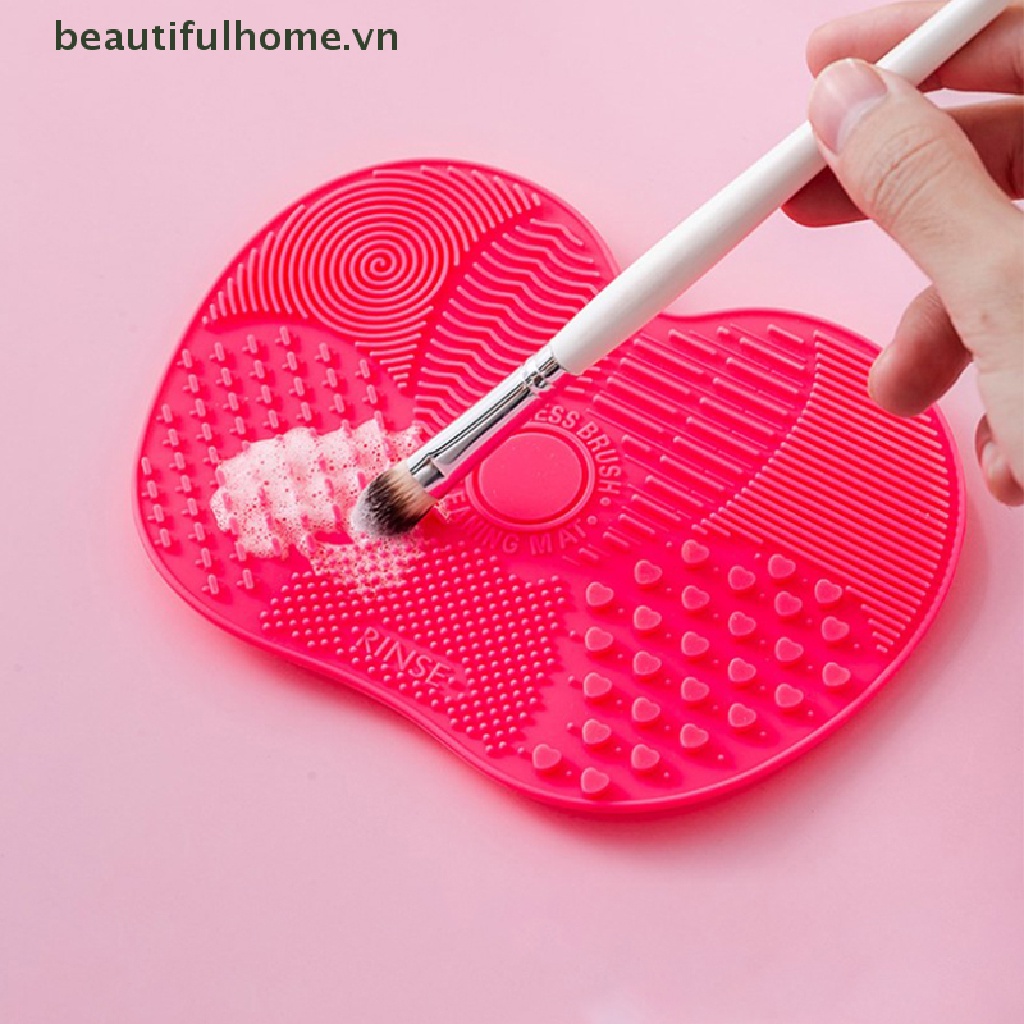Miếng Silicone Vệ Sinh Cọ Trang Điểm Tiện Dụng
