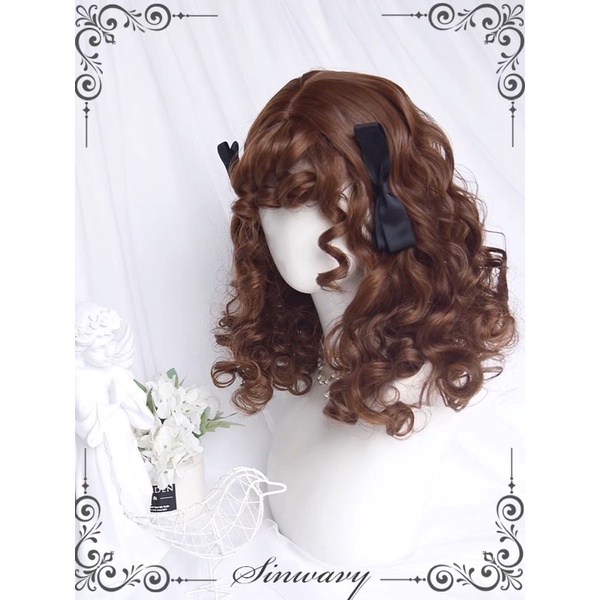 Wig/ tóc giả xoăn phong cách lolita hãng Sinwavy (hàng sẵn)