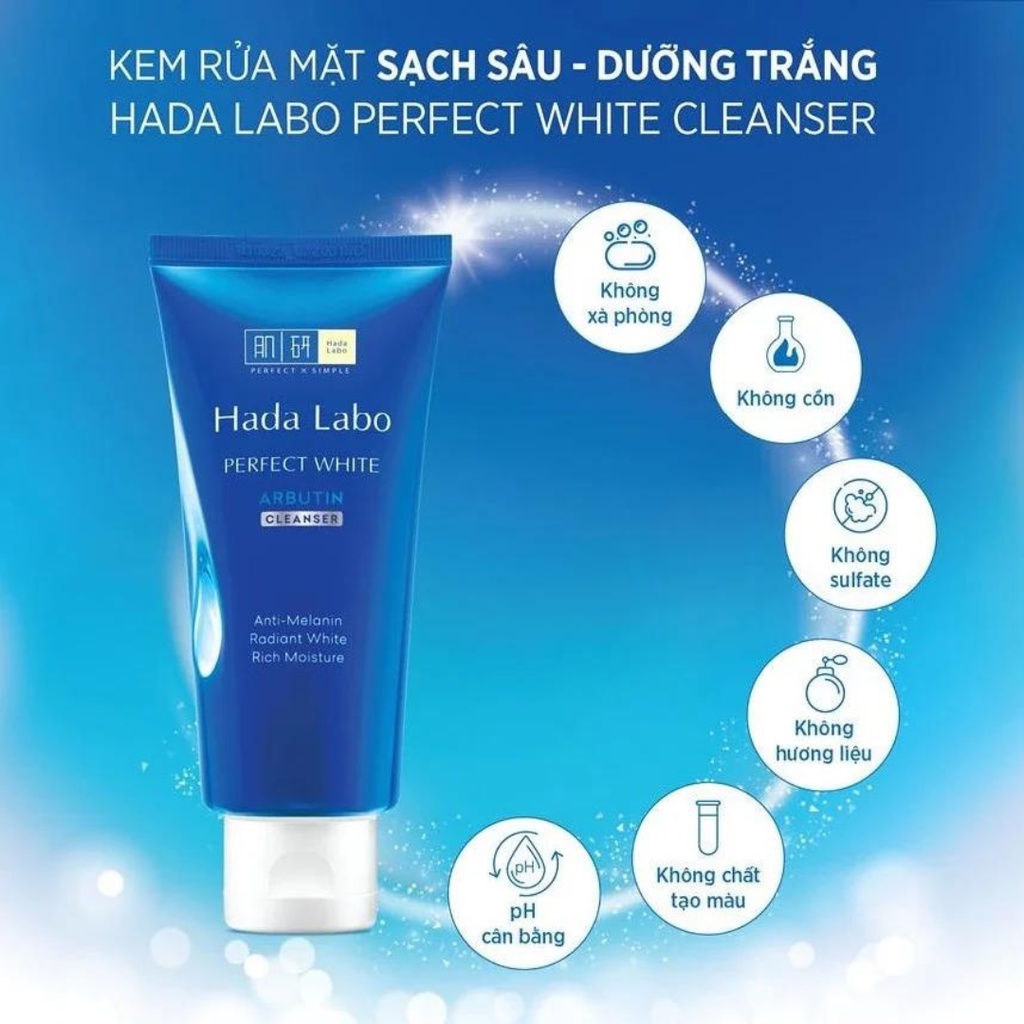 Sữa Rửa Mặt Hada Labo 80g Nhật Bản