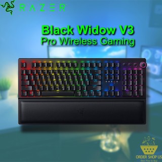 Razer Black Widow V3 Pro - Bàn phím Gaming Black Widow V3 Pro WirelessChroma RGB Lighting - Doubleshot ABS Keycaps