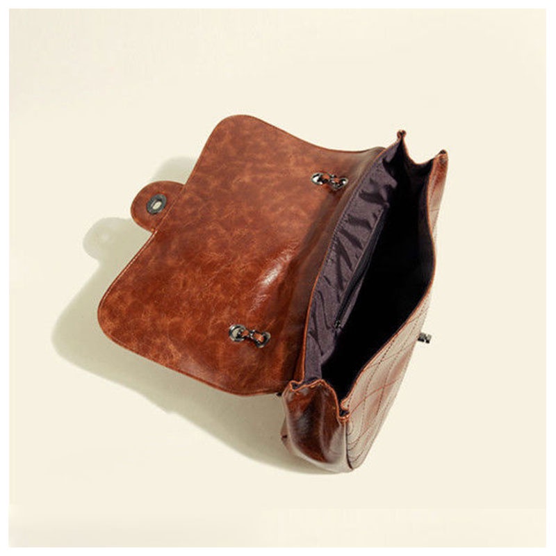 Mischa Túi Đeo Vai Bằng Da PU Màu Trơn Sức Chứa Lớn Phong Cách Pháp Cổ Điển Thời Trang Chất Lượng Cao