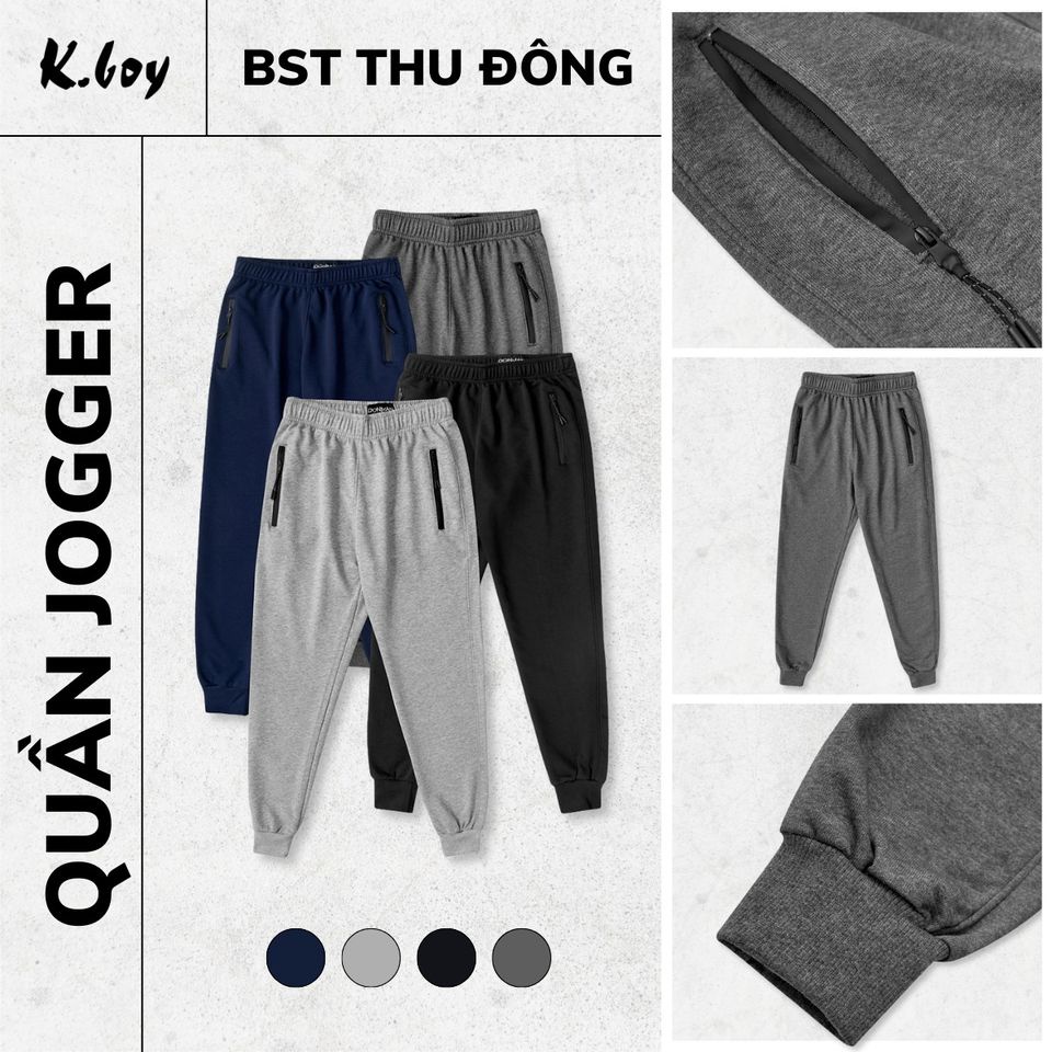 Quần jogger cao cấp  thoáng mát thích hợp thể thao , dạo phố, gym ,Quần jogger nam thun da cá  JG08