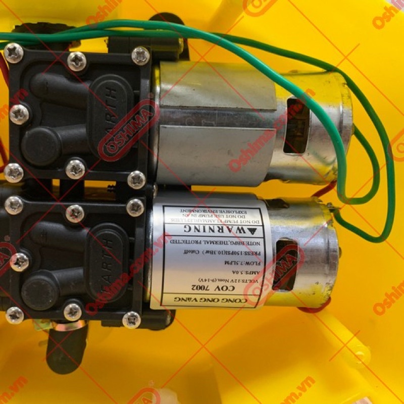 Máy bơm mini phun sương chuyên dùng cho phun thuốc, tưới cây, tưới lan, làm mát không khí| Hiệu KTM | Bình xịt điện