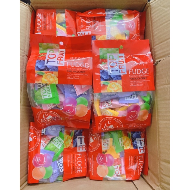 Kẹo dẻo nhân trái cây top fruit ( 320g)