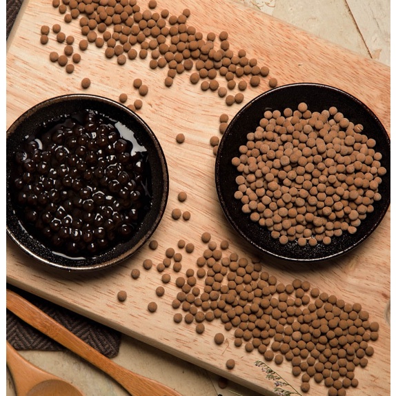 Trân Châu Đen Mini Royal - Túi 1kg Vị Caramel thơm ngon dai dẻo, nấu ủ nhanh gọn