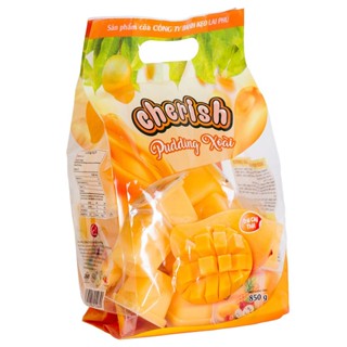 Thạch Xoài Lai Phú - Thạch Pudding Cherish Lai Phú Vị Xoài/ Dừa Túi 850G trái cây thật