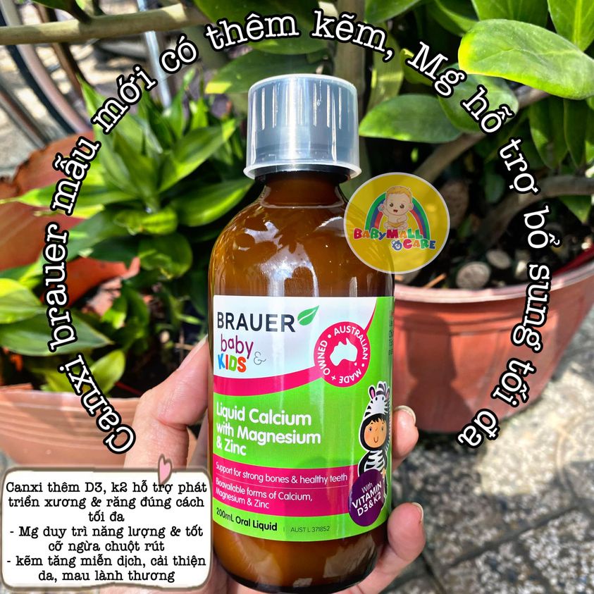 Brauer Liquid Calcium with magnesium & Zin C