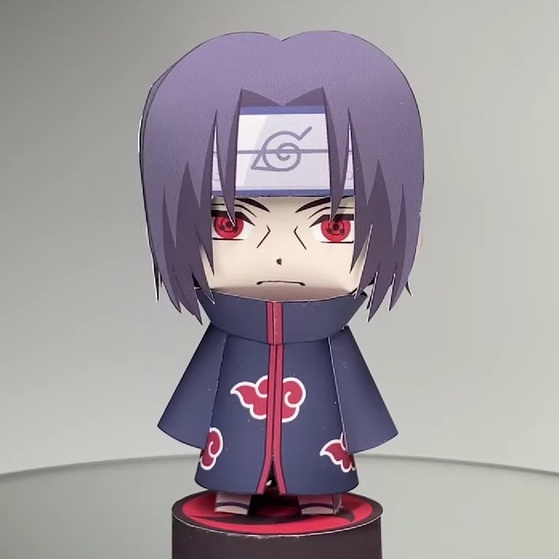 Mô hình Anime NARUTO - UCHIHA ITACHI (kèm hộp trưng bày nhân vật)