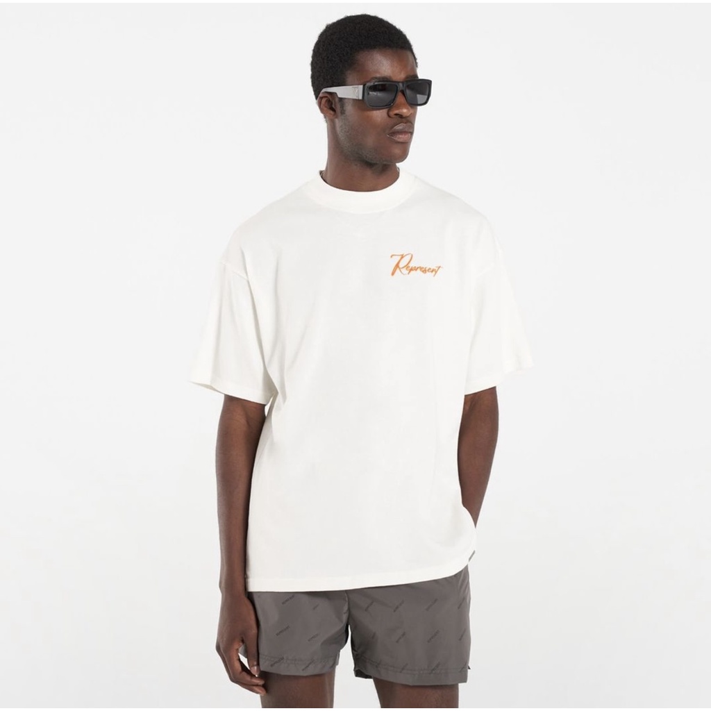 REPRESENT High Street Fashion California Limited Coconut Tree Classic Car Couple Casual Short Sleeve T-Shirt