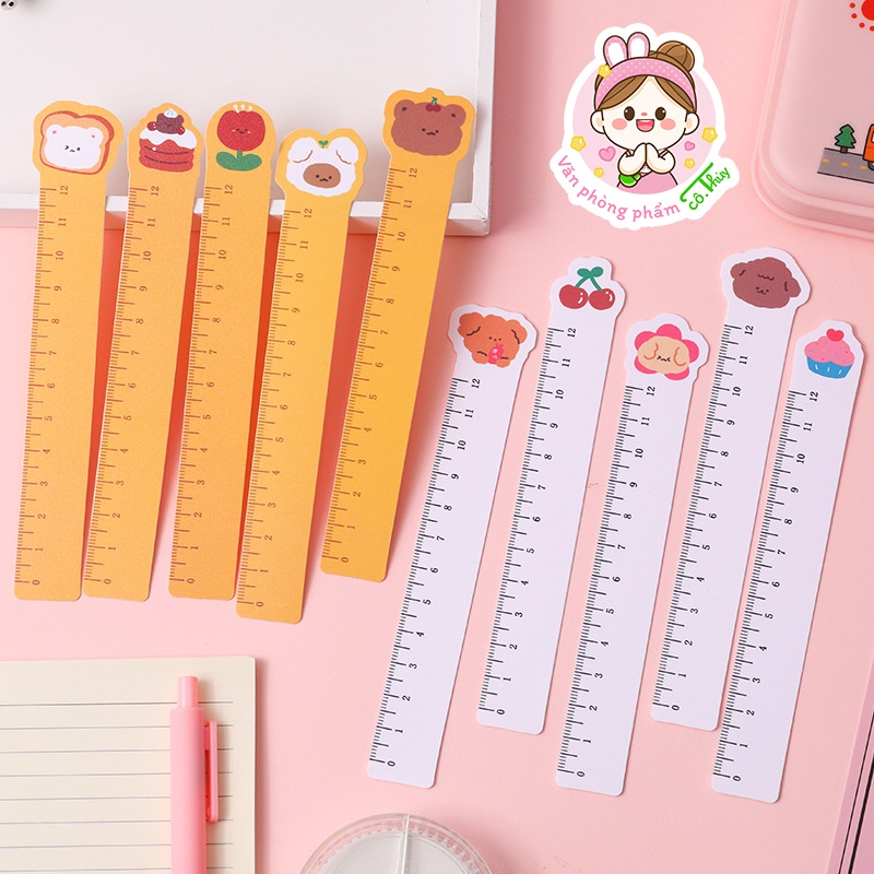 Thước Kẻ Dẻo Nhiều Màu Dễ Thương TK