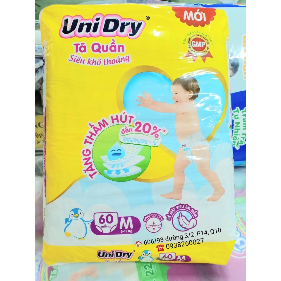 Tã Quần Unidry size L54/XL48/XXL44