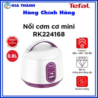 Nồi cơm điện mini 0.7lit tefal rk224168 - hàng chính hãng thương hiệu pháp, công suất 300w, bảo hành 24 tháng