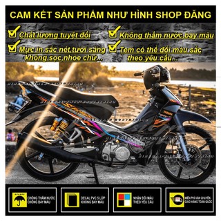 Tem rời sirius phối cam đen siêu đẹp - thu decal