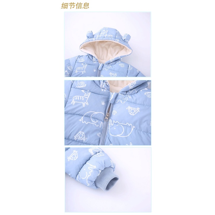 Áo Khoác cotton Dày Dặn Thời Trang Mùa Đông Mới Cho Bé