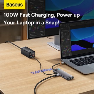 Hub Mở Rộng Baseus StarJoy Cho Laptop | HDMI 4K@60Hz, Sạc Nhanh PD 100W