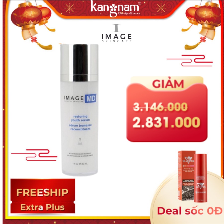 Serum Phục Hồi Hỗ Trợ Trẻ Hoá Da Image MD Restoring Youth Serum 30ml