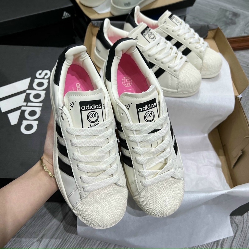 GIẦY THỂ THAO SUPERSTAR SÒ XO BẢN MỚI NAM NỮ, HÀNG CAO CẤP