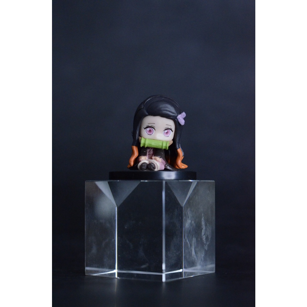 Mô hình Demon slayer: Kimetsu no Yaiba,  chibi cute trang trí để bàn, sưu tầm mô hình Anime dễ thương