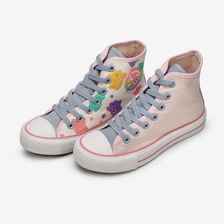 [Mã WABRMH99 giảm 12% đơn 99K]Giày Bata Nữ giayBOM Họa Tiết Xinh Xắn B1002