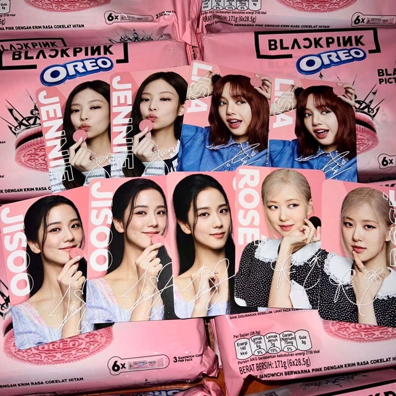 Card oreo bo góc random Blackpink