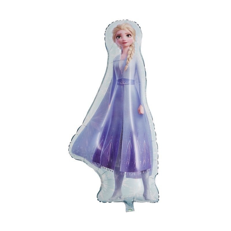 Bong Bóng Phim Nhôm Hình Công Chúa Hoạt Hình Frozen / Nàng Tiên Cá / Tuyết / Nàng Tiên Cá Màu Trắng