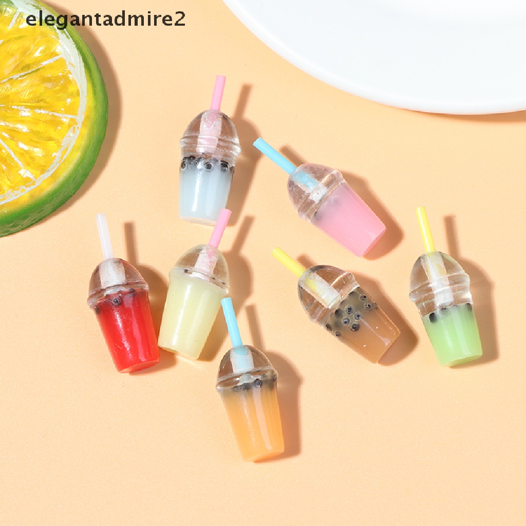 Set 5 Ly Trà Sữa Mini Tỉ Lệ 1: 12 Trang Trí Nhà Búp Bê