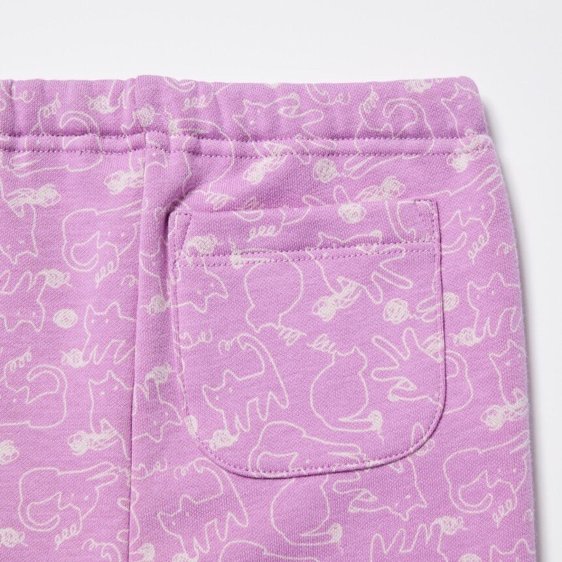 Quần legging nỉ lót lông cừu cho bé baby Uniqlo